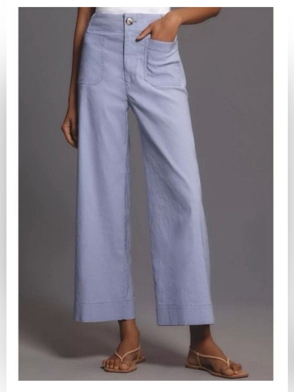 Maeve The Colette Cropped Wide-Leg Pants